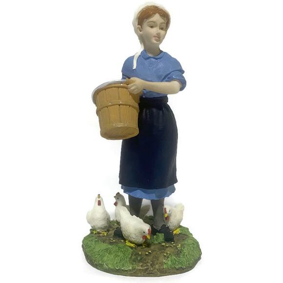 Amish Country Figurine #609 Feeding Time 5.5 Inches Tall New IOB - Picture 12 of 13